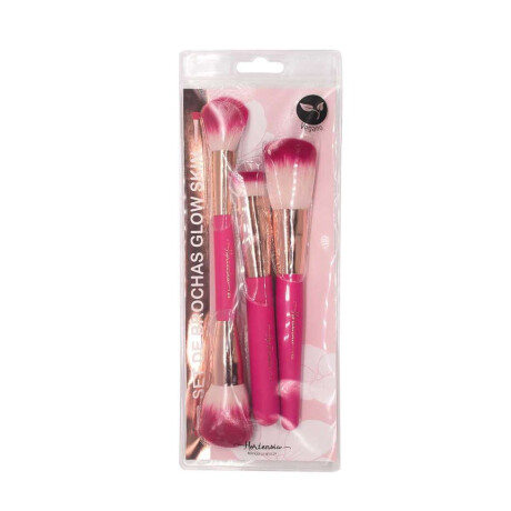 Set Brochas Glow Skin Brochas Para Trabajar La Piel