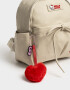 Mochilas Urbanas Glitter Mochila Charm Hello Kitty Kawaii - Blanco Crudo