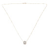 Colgante Fernanda V. en oro rosa 18k con brillantes, incluye cadena Colgante Fernanda V. en oro rosa 18k con brillantes, incluye cadena