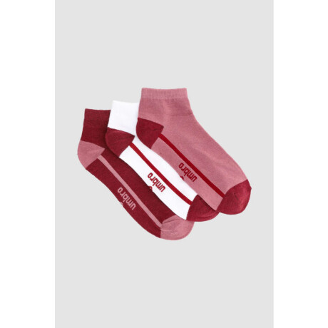 Pack x 3 media corta lisa individual umbro Variante 39