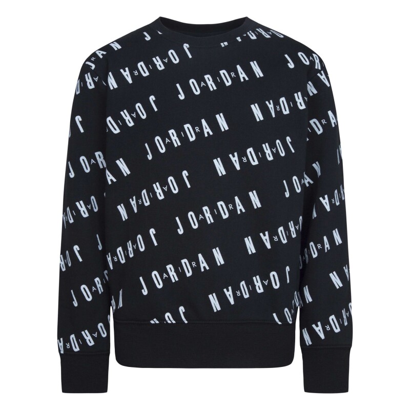 Camiseta Jumpman Essentials Aop de Niño Negro