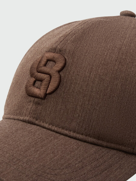 BOSS - Gorra Zed-B-Icon-HE Marrón Cuero