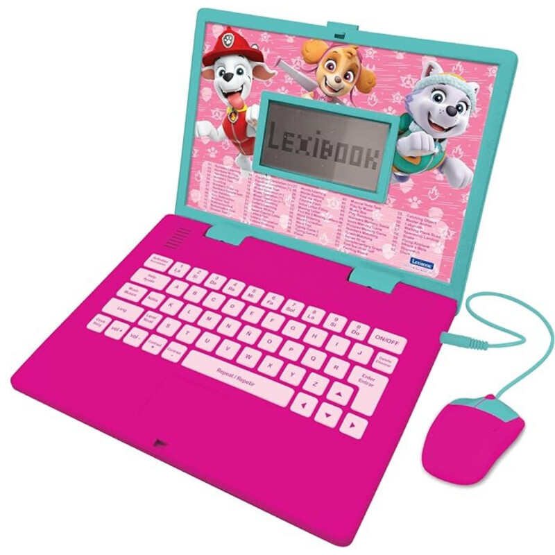 Laptop Disney educativa bilingüe varios diseños Paw Patrol