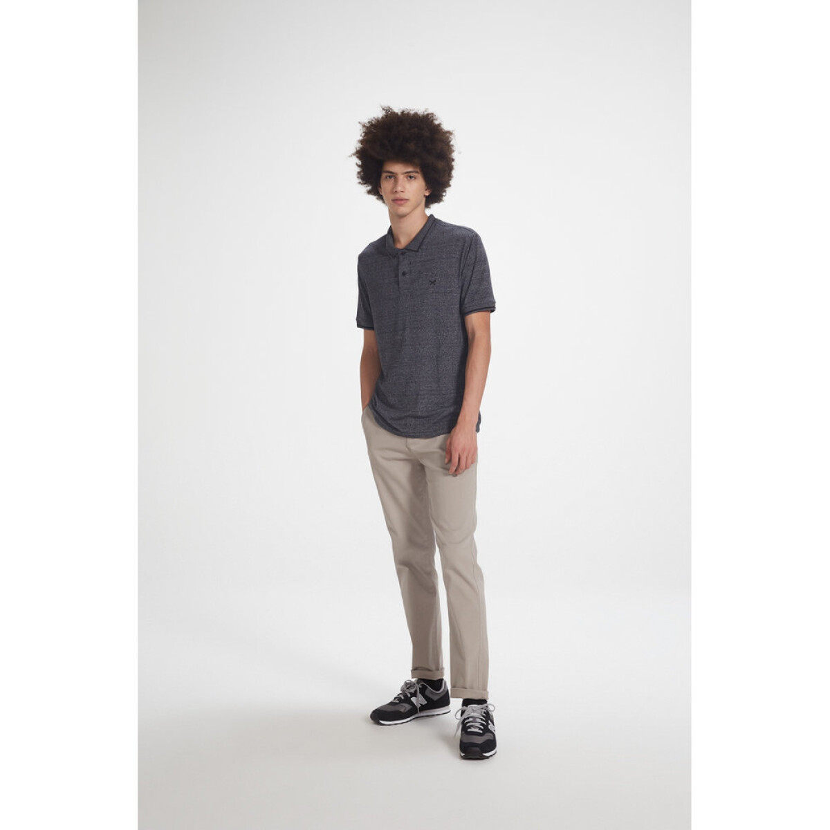 CAMISA POLO MM MASC - PRETO ESCURO 