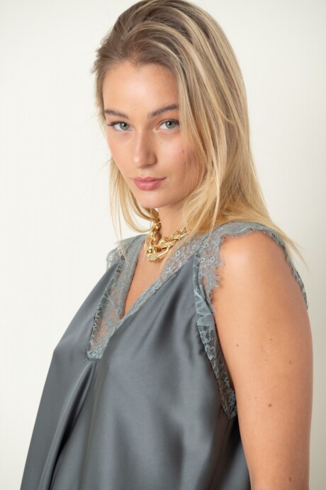 BLUSA AMMOLITA Gris