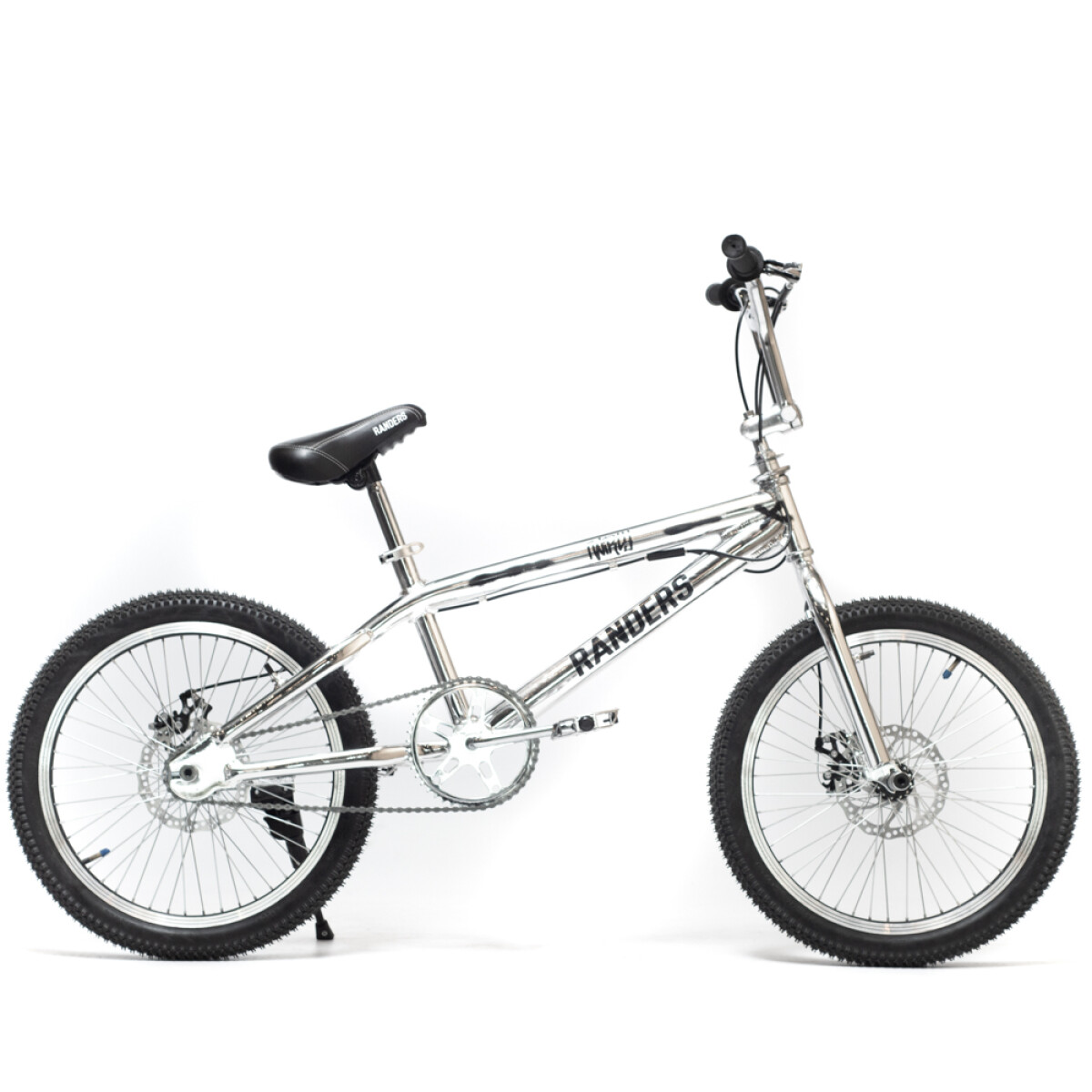 BICICLETA BMX RANDERS ALUMINIO CROMADO R20 PLATA ROTOR 360 