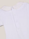 Body Manga Corta Cuello Peter Pan Blanco