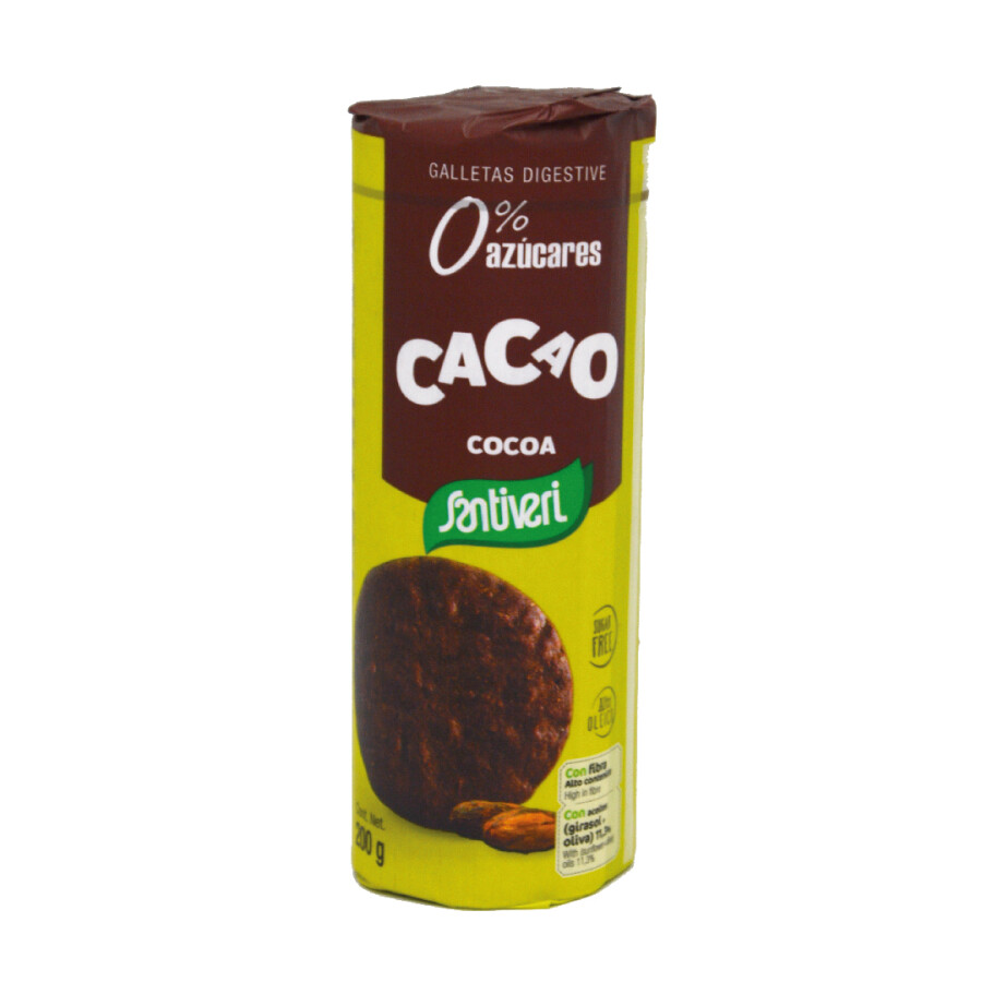 Galletas De Cacao Sin Azúcar Santiveri Galletas De Cacao Sin Azúcar Santiveri