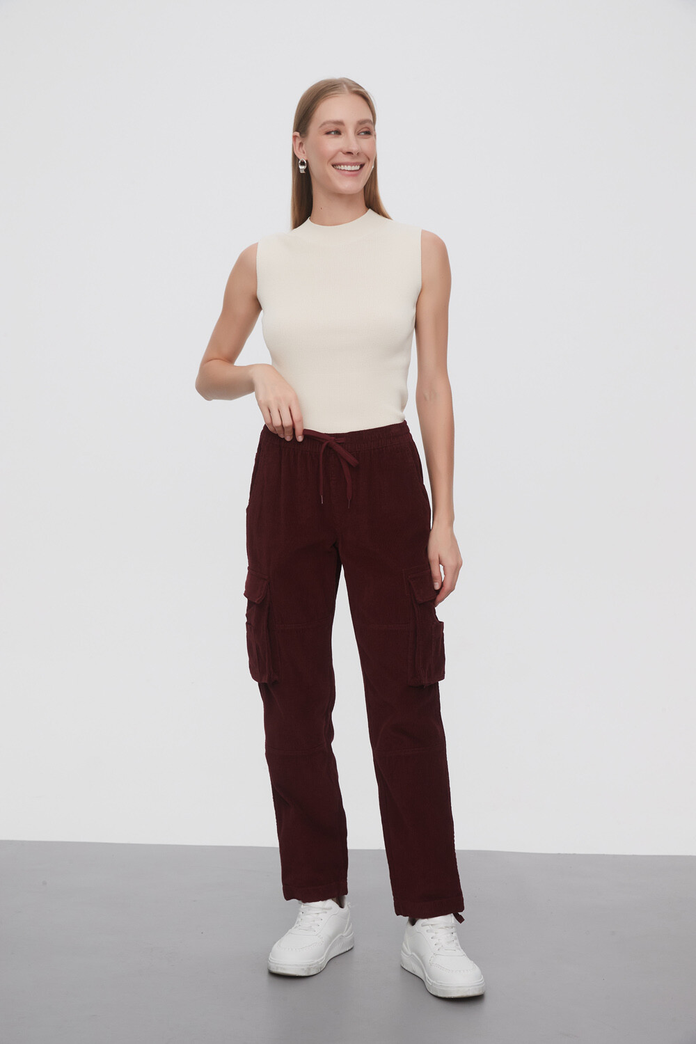 Pantalon Goan Bordeaux