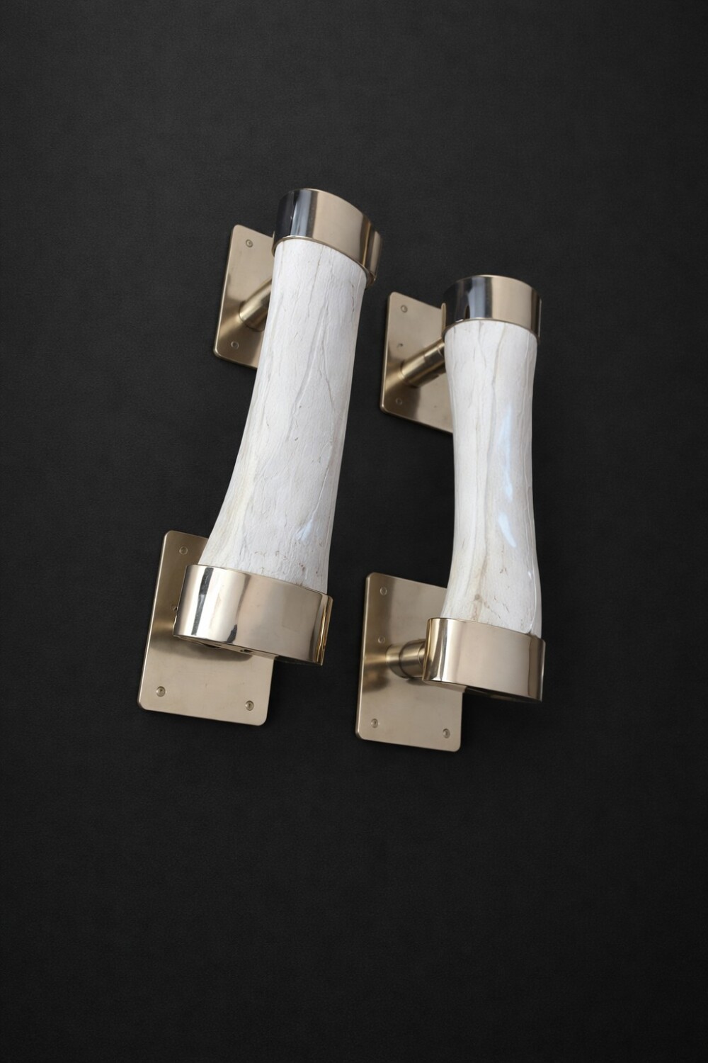 Bone Handle Oval Silver