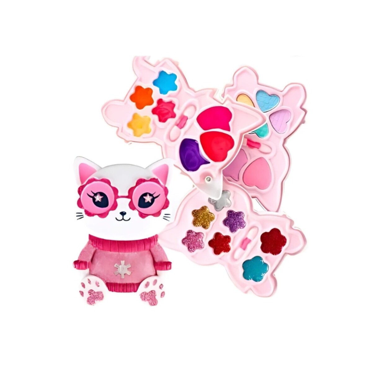 Set de Maquillaje Infantil 3 Pisos - GATO 