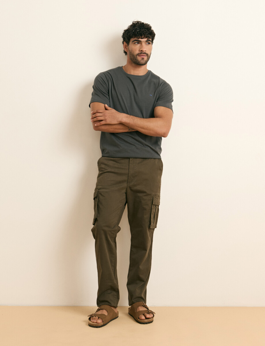 080562 PANTALON HARRY Oliva