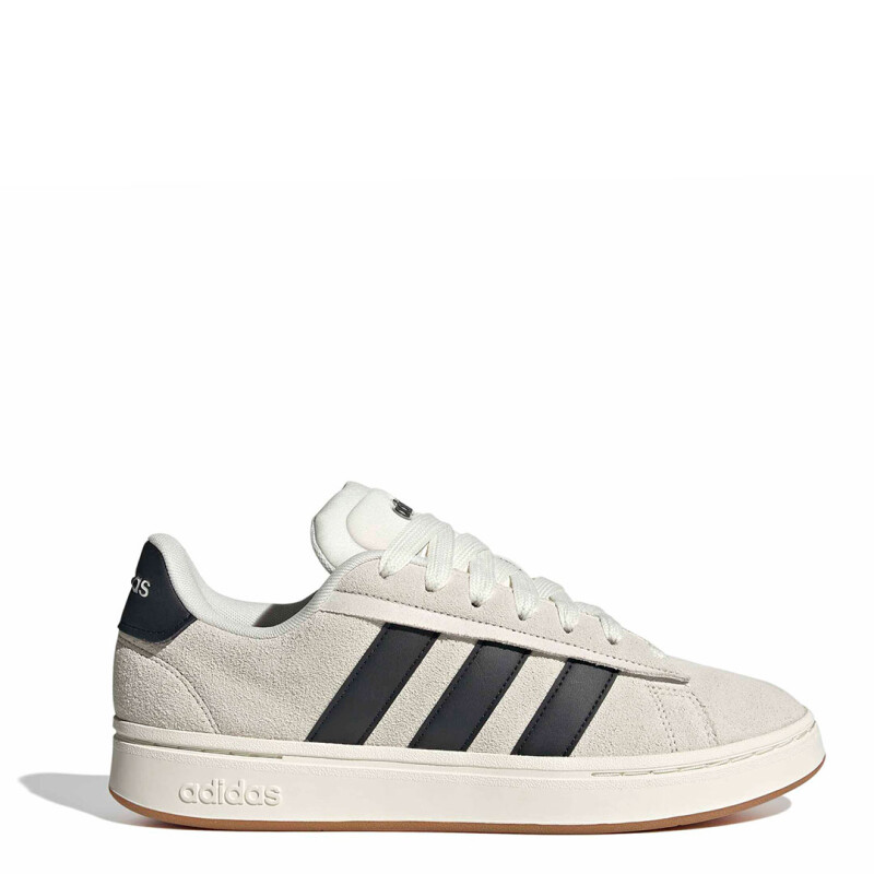 Championes Unisex Adidas Grand Court Alpha Gris - Negro