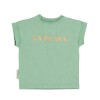 SS24.JRS2422B.k Remera Verde Con Estampado De Círculos Multicolores 3 Años Piupiuchick