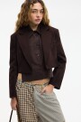 CHAQUETA CON CAMISA Marron