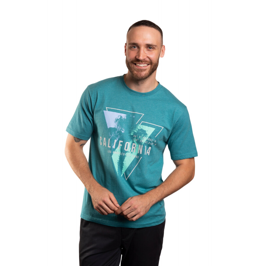 SNAKE T-SHIRT PRINT PETROLEUM