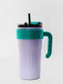 Vaso Con Tapa + Sorbito Patricio Estampado 2