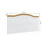 COMBO DORMITORIO - LINEA CORONA CÓMODA + RESPALDO + 2 MESAS DE LUZ COMBO DORMITORIO - LINEA CORONA CÓMODA + RESPALDO + 2 MESAS DE LUZ