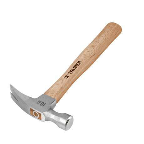MARTILLO GALP.C/UÑA PULIDA M.HICKORY 500GR.27MM TRUPER MO-16 N/a