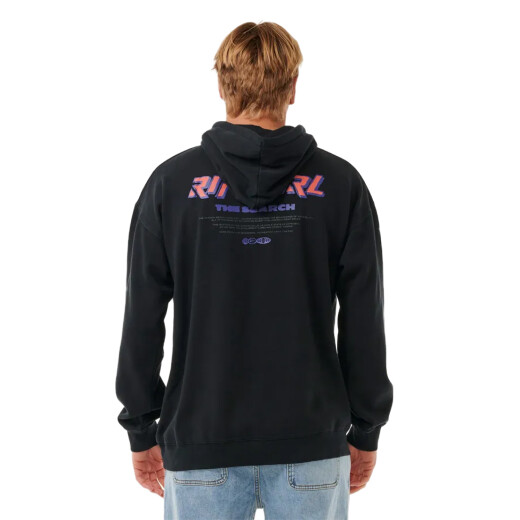 Sin cierre Rip Curl Quest Hood - Negro Sin cierre Rip Curl Quest Hood - Negro