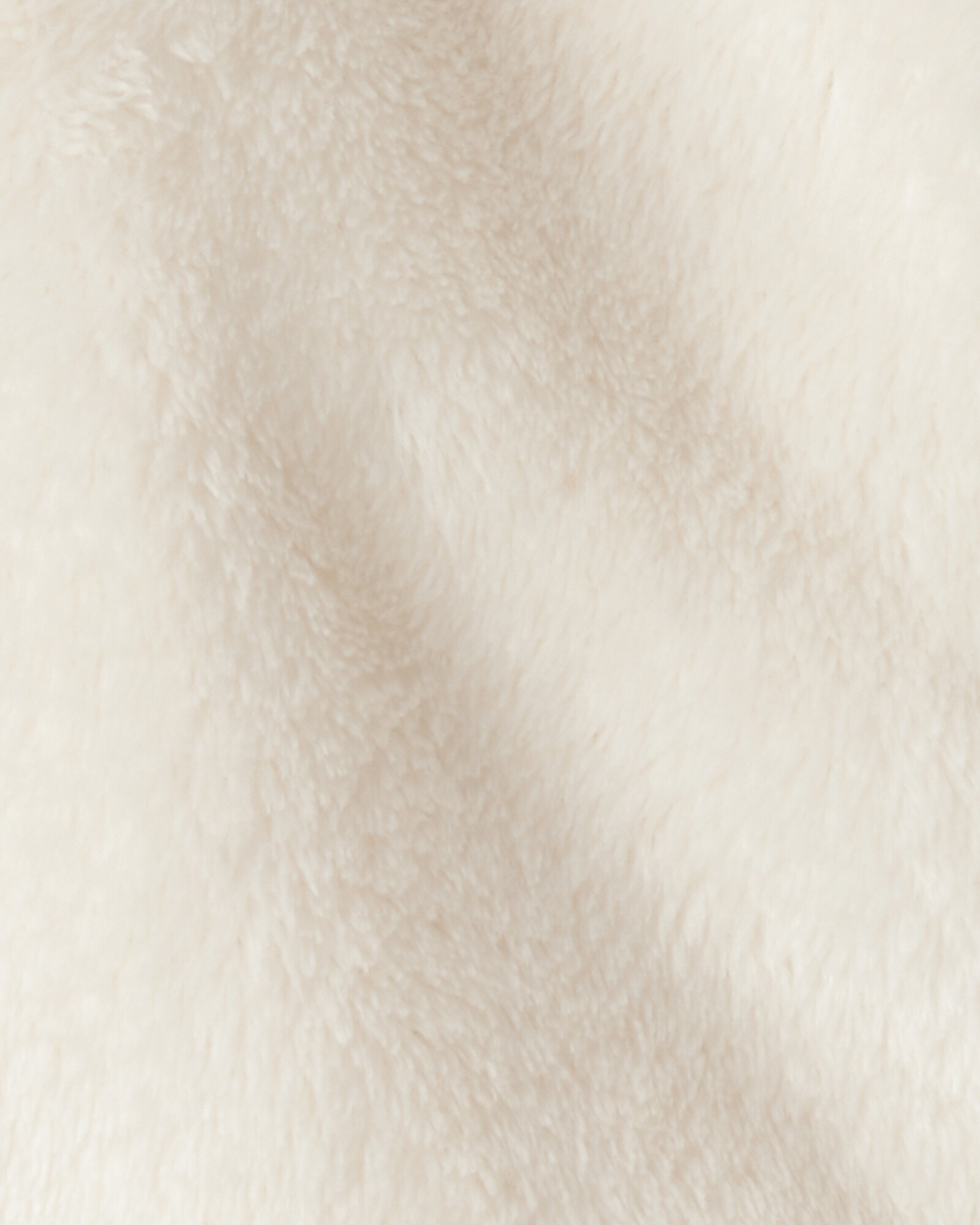 Campera de sherpa, marfil Sin color