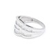 Anillo Oro Blanco 18Kts Y Brillantes. Anillo Oro Blanco 18Kts Y Brillantes.
