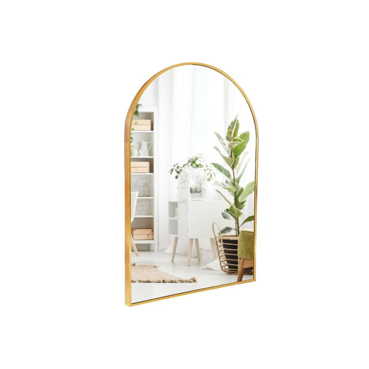 Espejo Arco De Pared - Dorado 