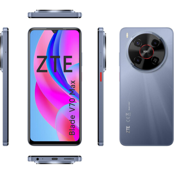 Zte Blade V70 Max 14gb (10gb + 4gb) Ram 256gb + Regalo GRIS
