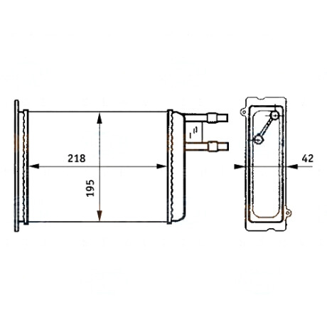RADIADOR CITROEN - PEUGEOT CALEF.BOXER JUMP.DUCATO 1.9-2.5 - RADIADOR CITROEN - PEUGEOT CALEF.BOXER JUMP.DUCATO 1.9-2.5 -