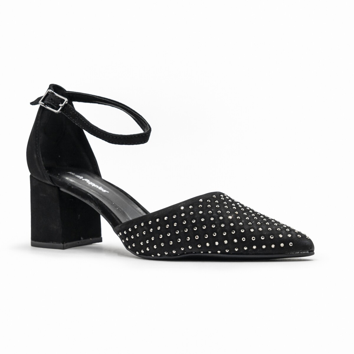COURO NOBUCK PRETO - PRETO 