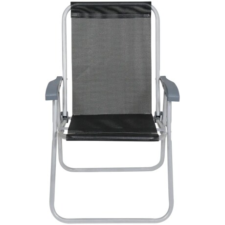Silla Alta Bel Aluminio Comfort Poliéster De Pvc Ub NEGRO