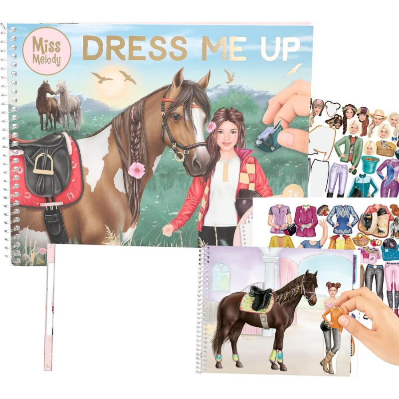 Libro de Stickers Miss Melody Big Top Model Libro de Stickers Miss Melody Big Top Model