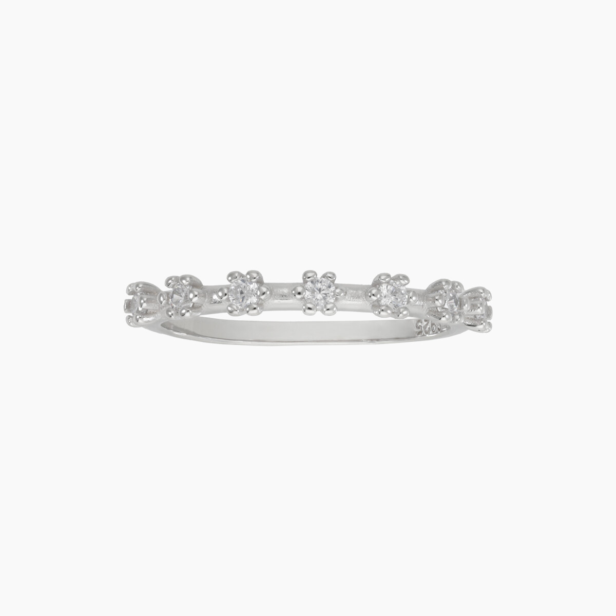 Anillo En Plata 925 Con Circonias 