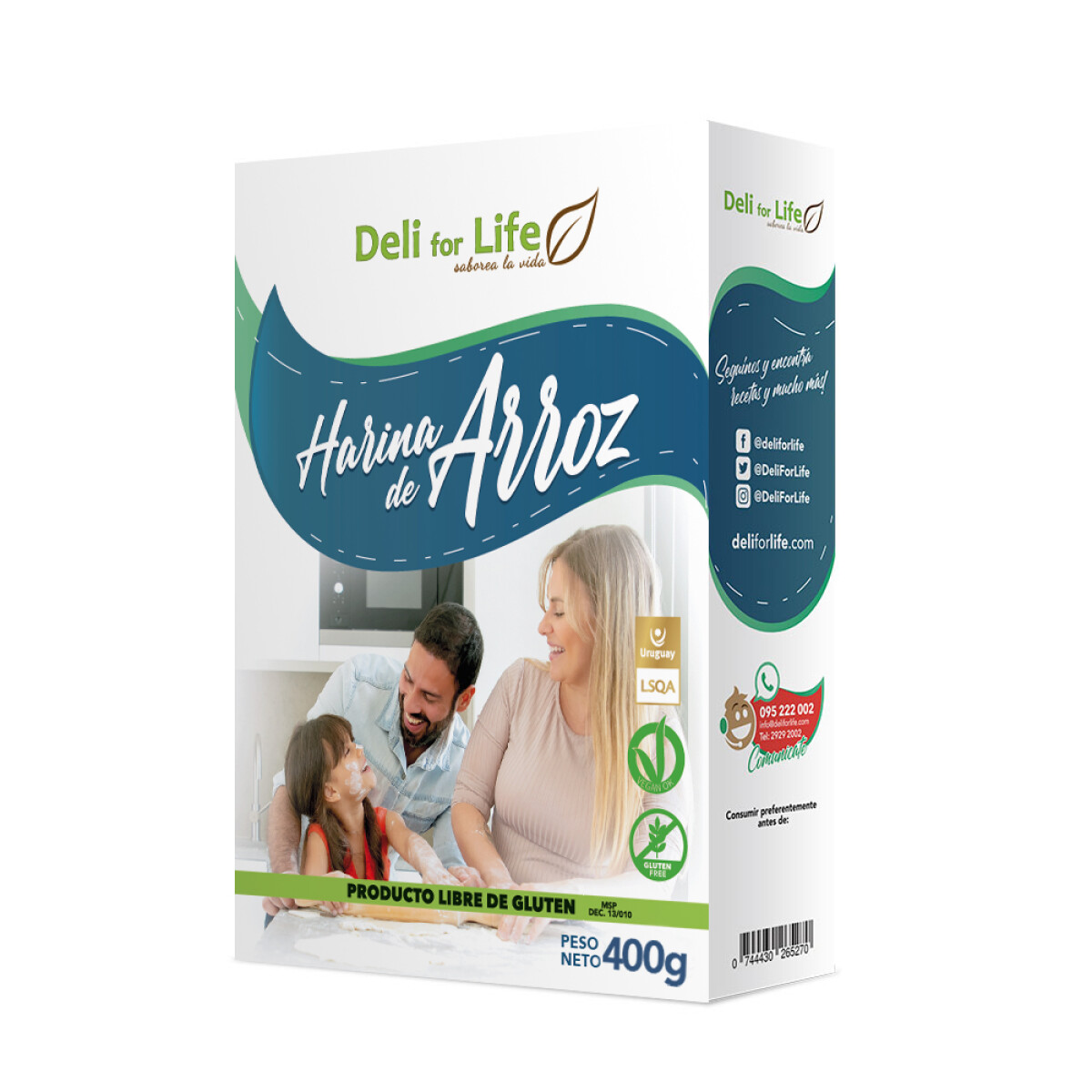 Harina de arroz 400g 