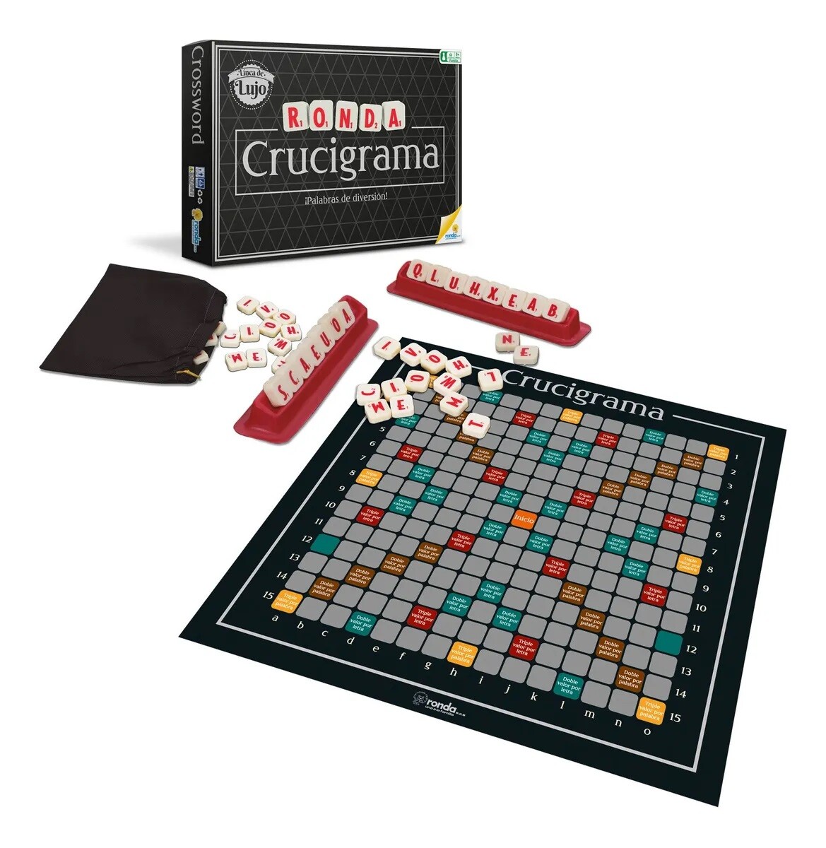 Juego de mesa crucigrama de lujo Ronda 