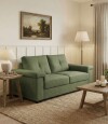 Sillon 2 Cuerpos en tela de Lino Palazio Verde