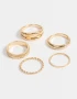 Sets Anillos De metal Set De Anillos Essential - Dorado