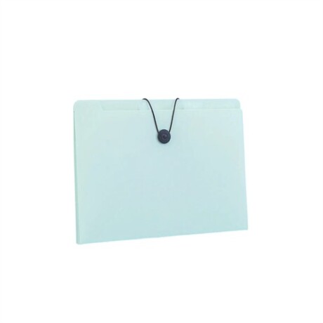 Carpeta con folios y elastico A4 Celeste