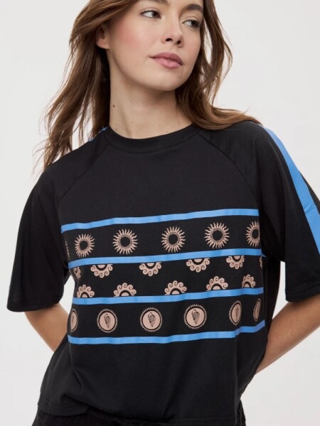 T-SHIRT P.CAKE FELICITATS NEGRO