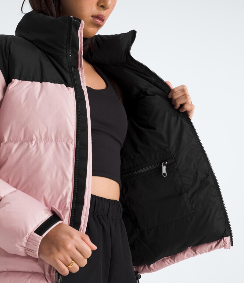 Campera de Pluma 1996 Nuptse mujer Metal Pink/tnf Black