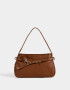 Bandoleras Bandolera Con Arandelas Y Charm - Marron Camel
