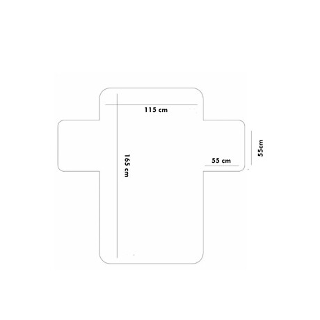 Funda Cobertora Reversible Para Sofa Sillon 1 persona Marrón Marrón