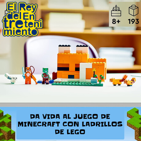 Lego Minecraft 21178 Juego La Logia Del Zorro 193pcs Lego Minecraft 21178 Juego La Logia Del Zorro 193pcs