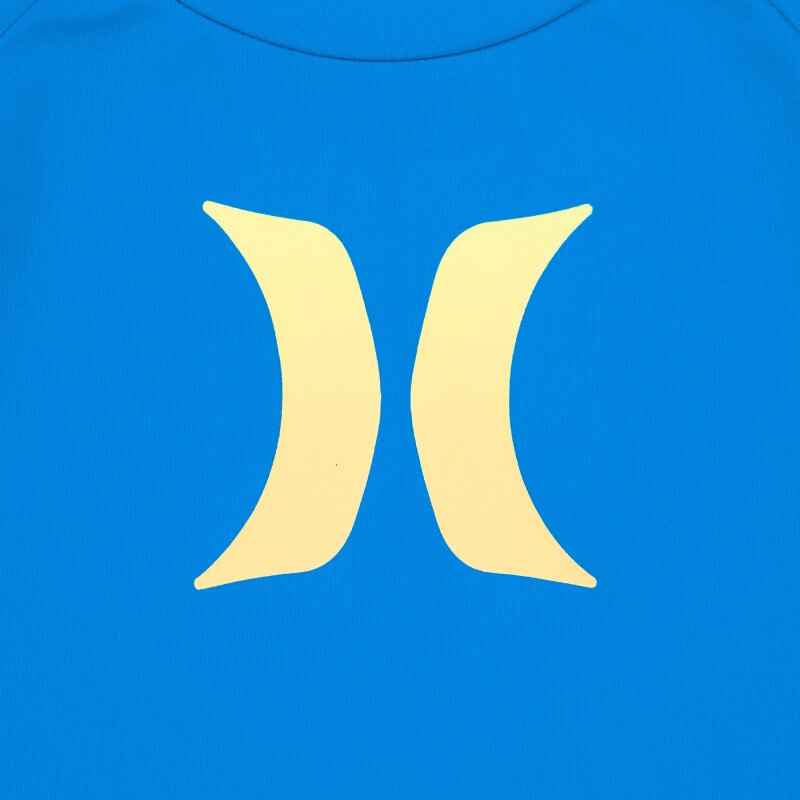 Remera Hurley Ombre Icon Upf Shirt de Niño Azul