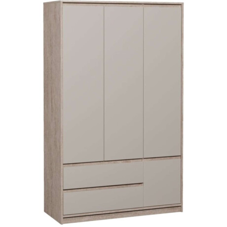 Armario Billund 119X193 Combinacion Travertino/Beige