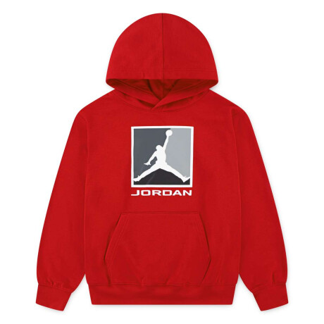 Campera Essentials FT Baseline Polera de Niño Rojo