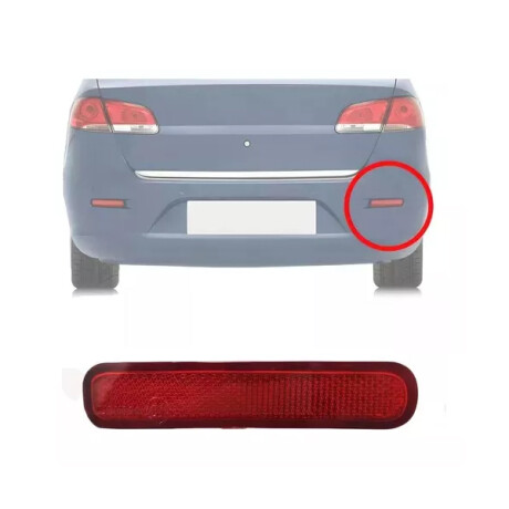 PLASTICO ACRILICO MICA FAROL FIAT OJO GATO PARAGOLPE TRAS DER SIENA 01/ FIORINO 14/ - PLASTICO ACRILICO MICA FAROL FIAT OJO GATO PARAGOLPE TRAS DER SIENA 01/ FIORINO 14/ -