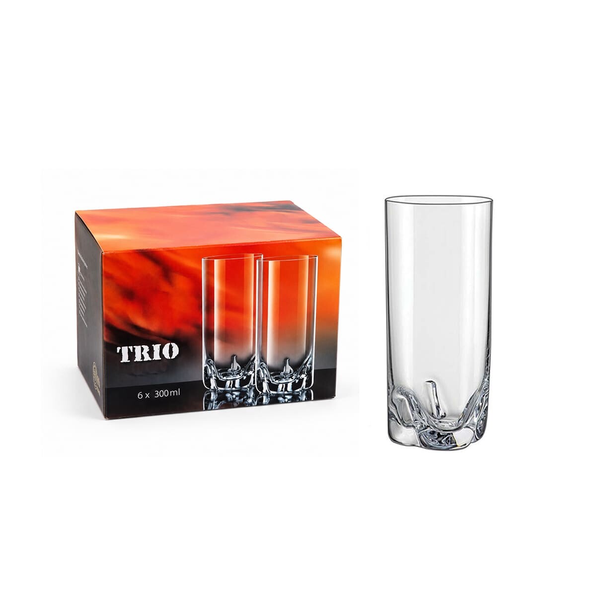 Set vasos Trio 470 ml x6 BOHEMIA 