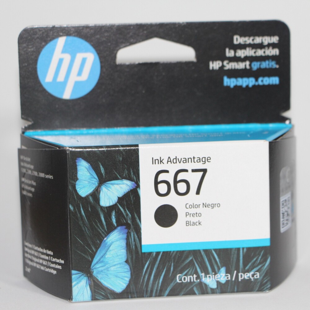 CARTUCHO HP 667 NEGRO MODELO 2375/2775 CARTUCHO HP 667 NEGRO MODELO 2375/2775