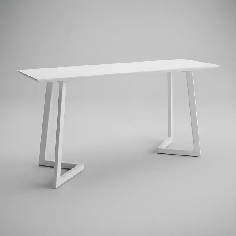 Aparador de madera con vidrio color blanco Aparador de madera con vidrio color blanco
